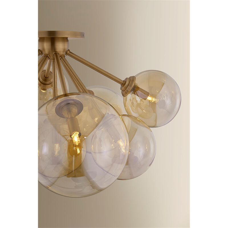 Santee 28 Inch Semi Flush Mount by Troy Lighting